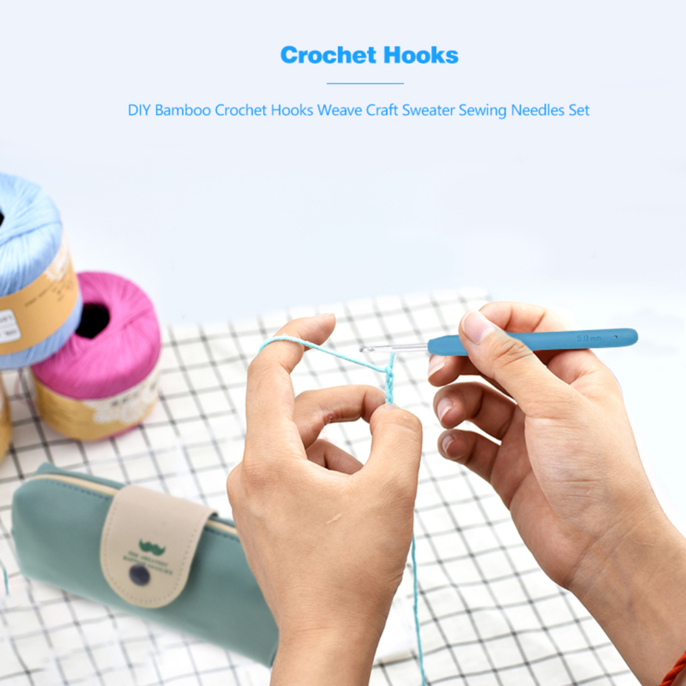 Crochet Hook Set - Zestaw szydełek do robótek ręcznych DIY,
