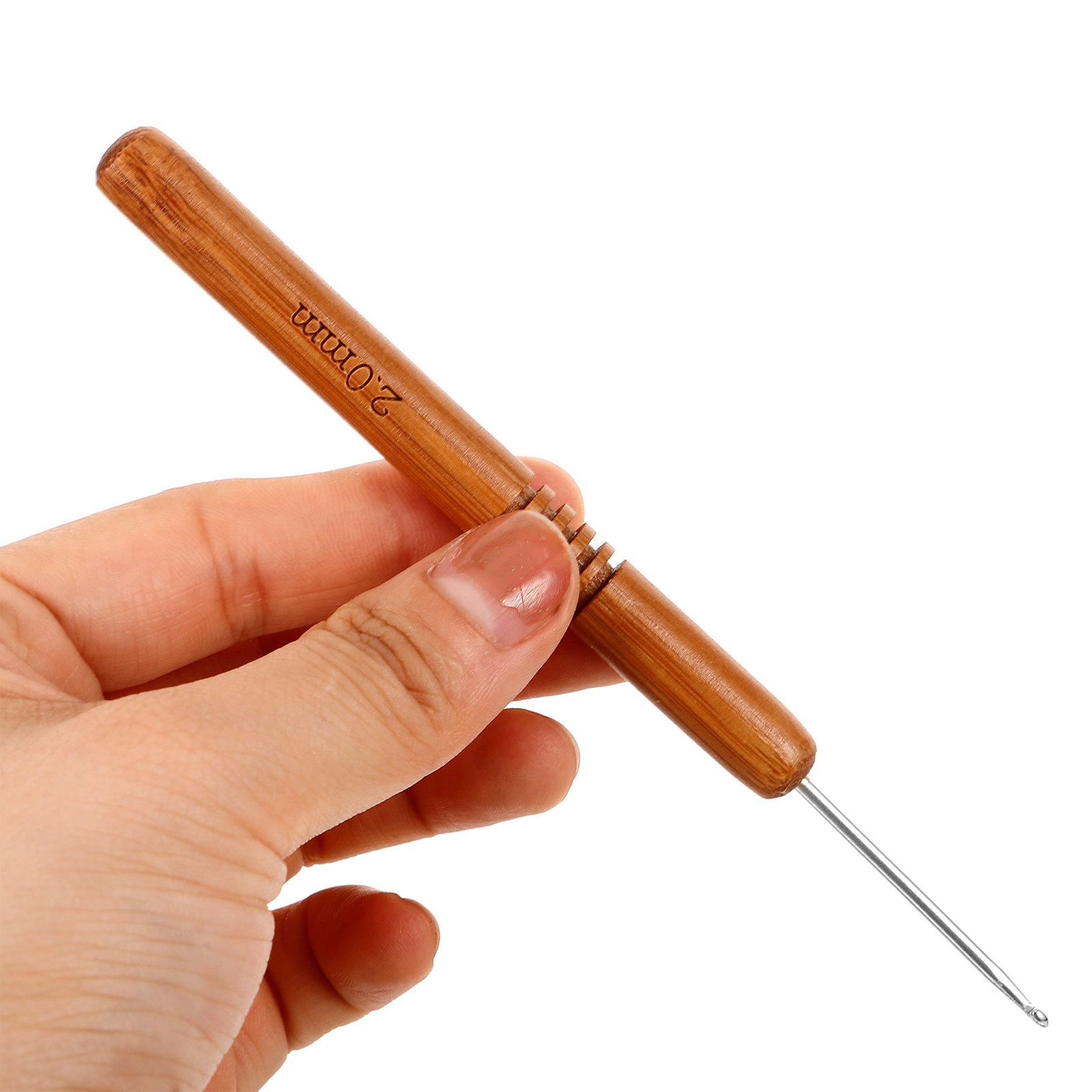 Crochet Hook Set - Zestaw 9 szt. szydełków z bambusową