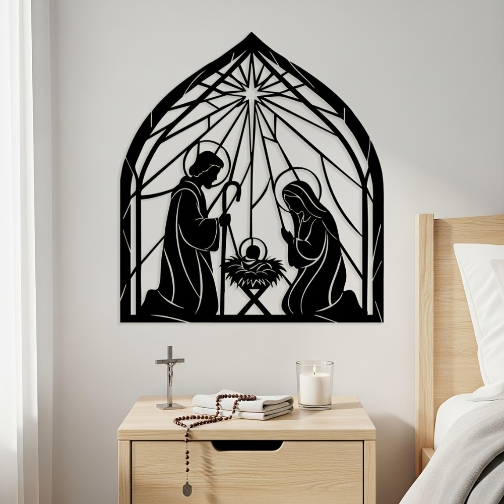 Art & Craft Toys For Kids - CIFBUY Religijna Metalowa Dekoracja Ścienna z
