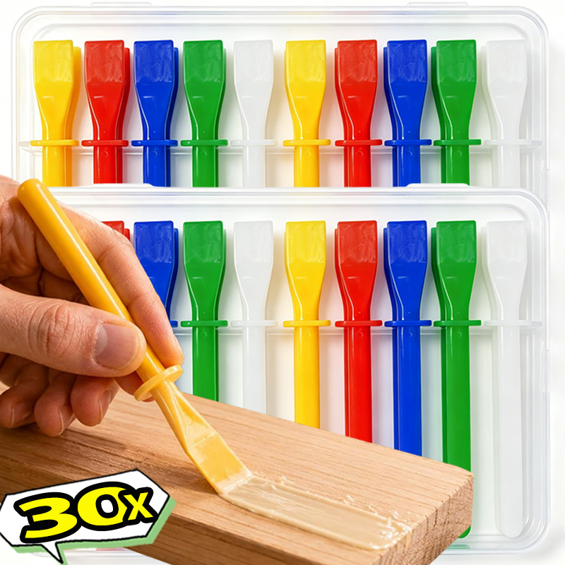 Art Craft Stick - 30/10 SZT. Rozprowadzacze do kleju, pędzle