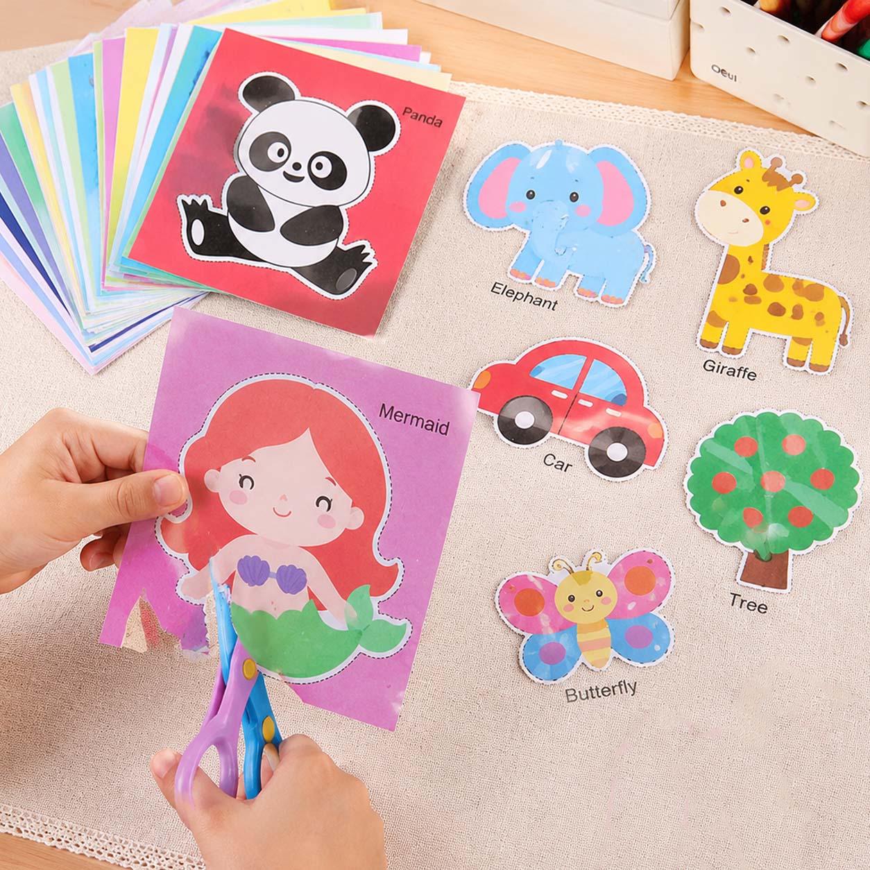 Art Craft Easy With Paper - Zestaw do wycinania z papieru kraftowego