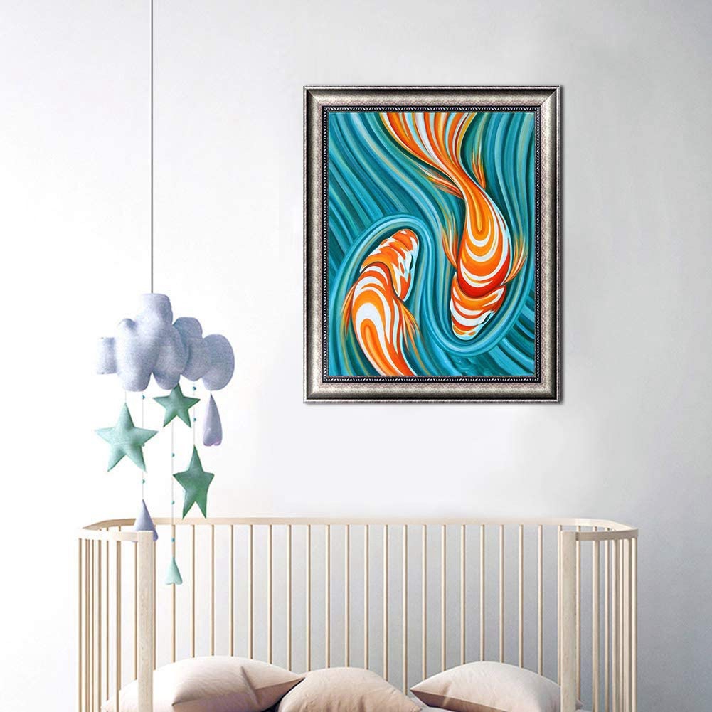 Art Craft Picture - Zestaw do malowania termokrystalikami, pełny okrąg,