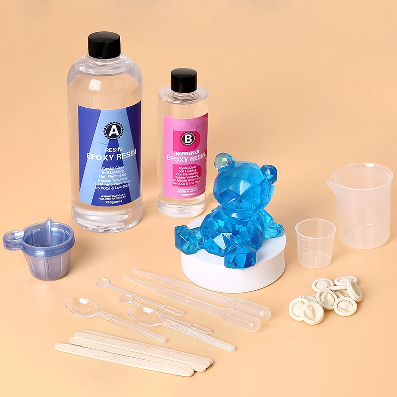Art Craft Stick - Zestaw żywicy epoksydowej Crystal Clear Łatwe