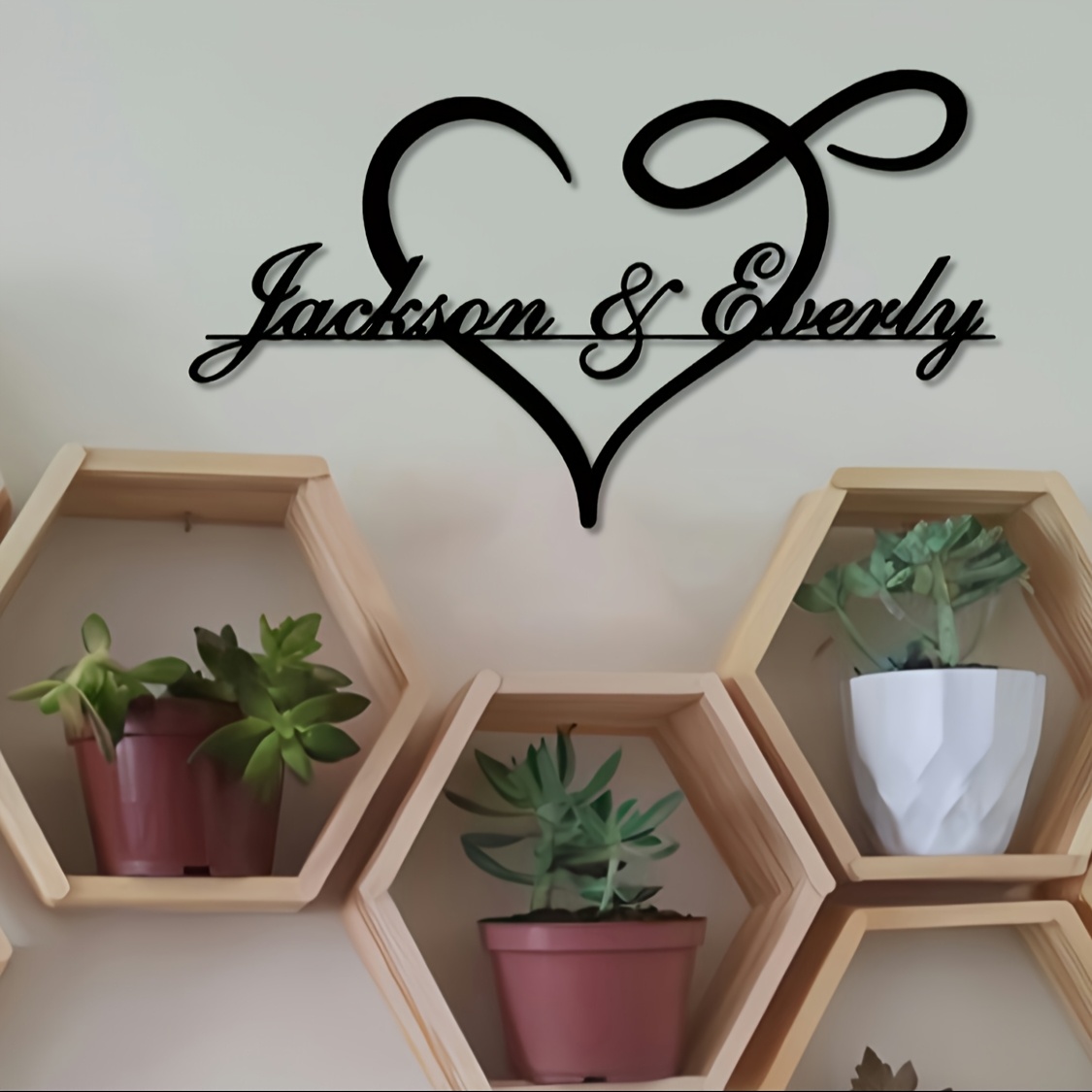 Art Craft Room Ideas - 1 sztuka personalizowanej metalowej dekoracji ściennych