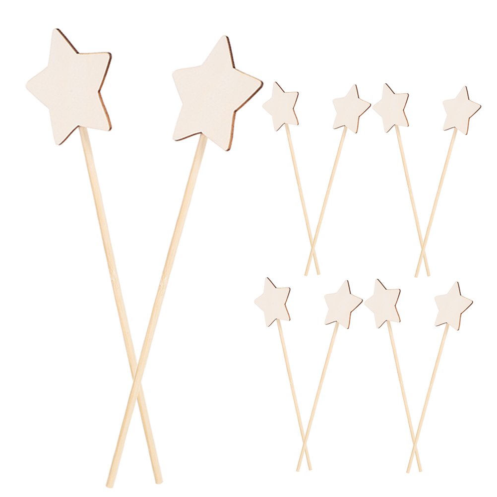 Art Craft Stick - 10 szt. drewnianych różdżek w kształcie