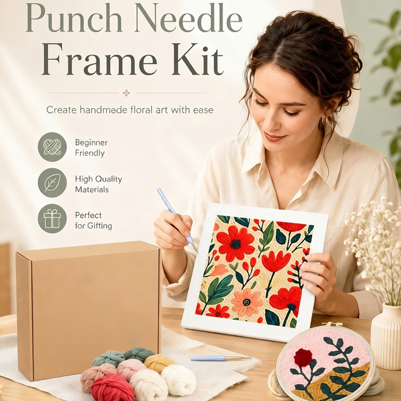 Zestaw do haftu igłą z ramką d – Art Craft Easy With Paper recenzja i cena