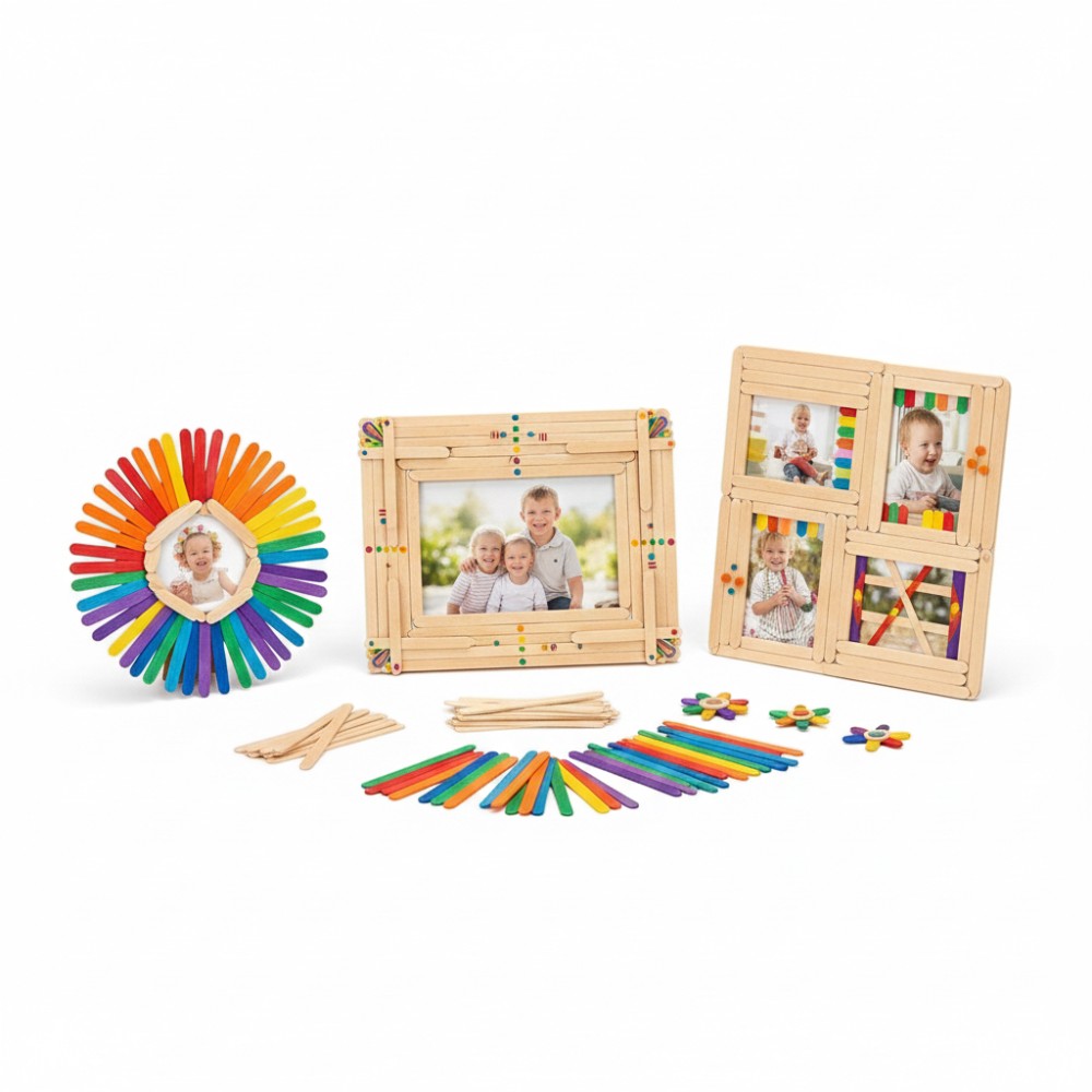 50 sztuk kolorowych drewnianyc – Art Craft Stick recenzja i cena