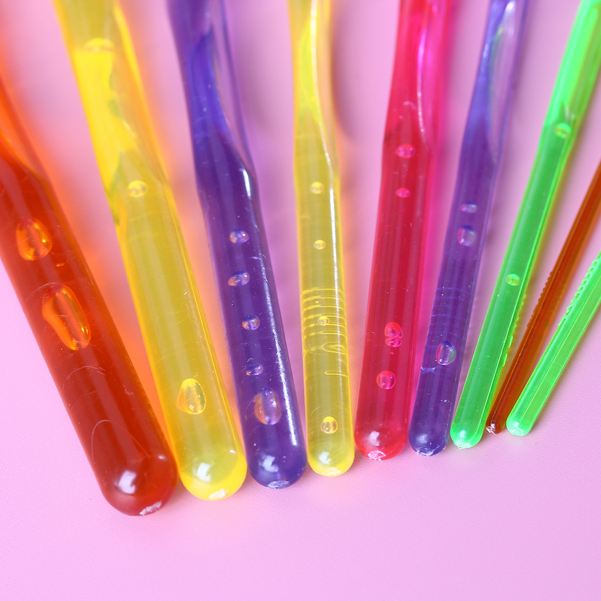 9 szt. Kolorowych szydełek pla – Crochet Hook Set recenzja i cena
