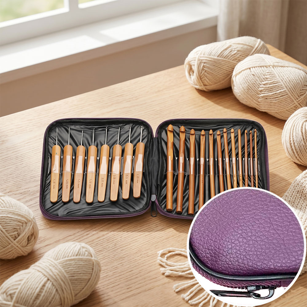 Zestaw 74 bambusowych szydełek – Crochet Hook Set recenzja i cena