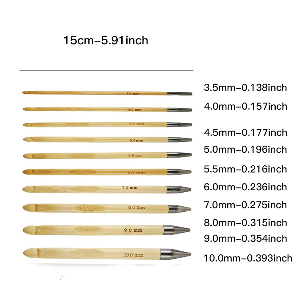 10 szt. bambusowych wymiennych – Crochet Hook Set recenzja i cena