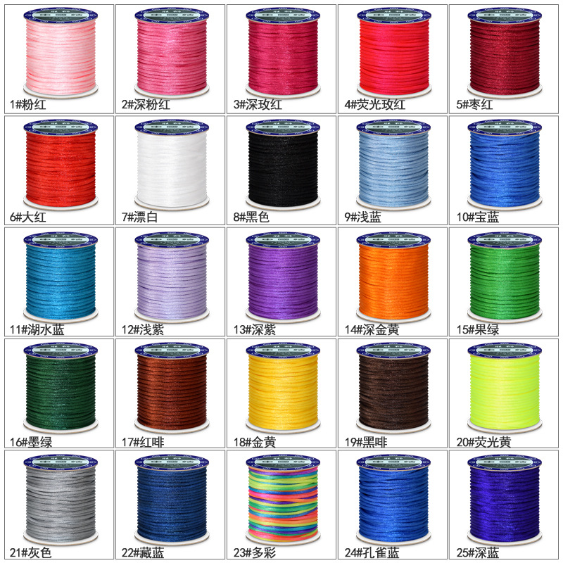 1.5mm 2mm 2.5mm Nylon bawełna  – Macrame Cord Cotton recenzja i cena