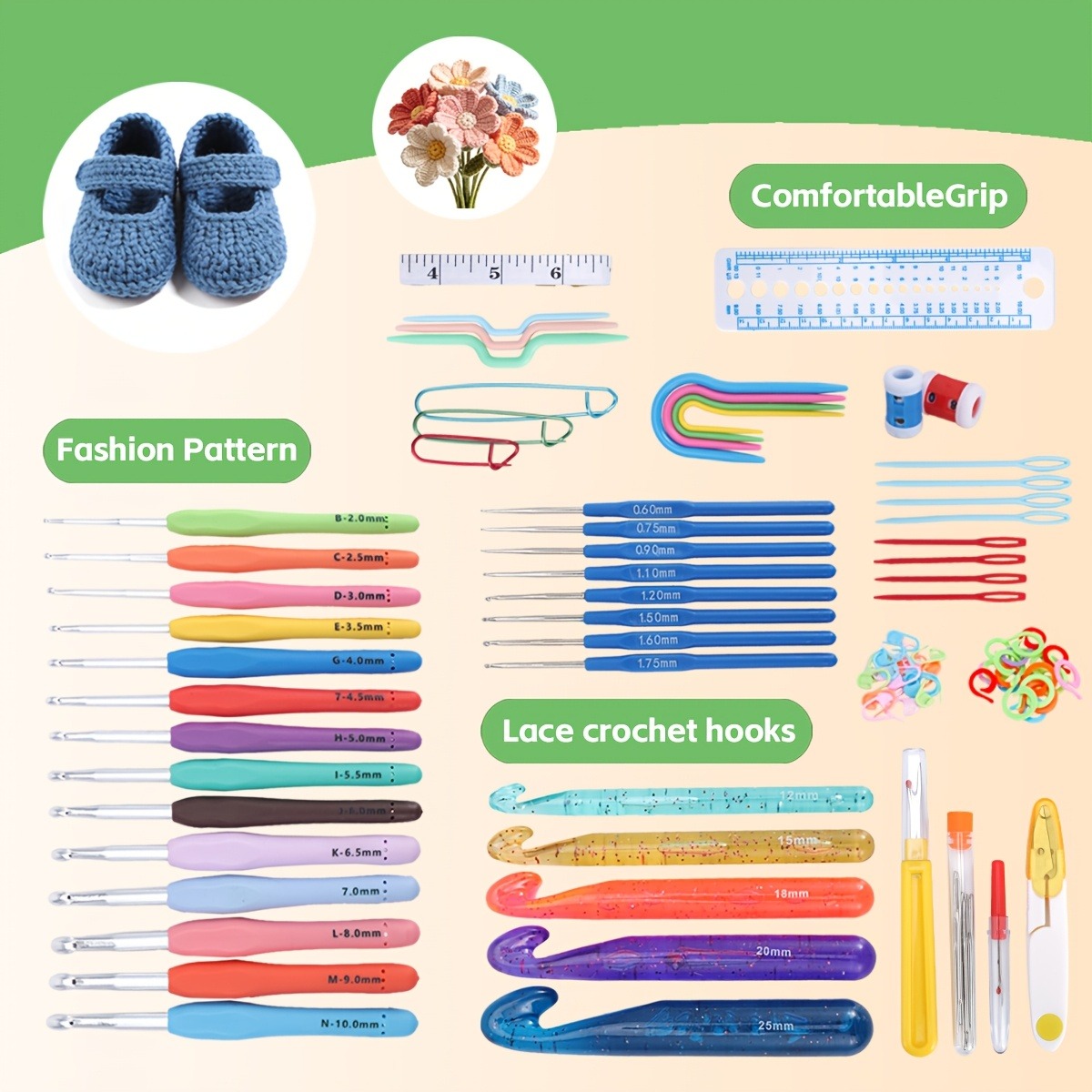 Zestawy szydełek do szydełkowa – Crochet Hook Set recenzja i cena