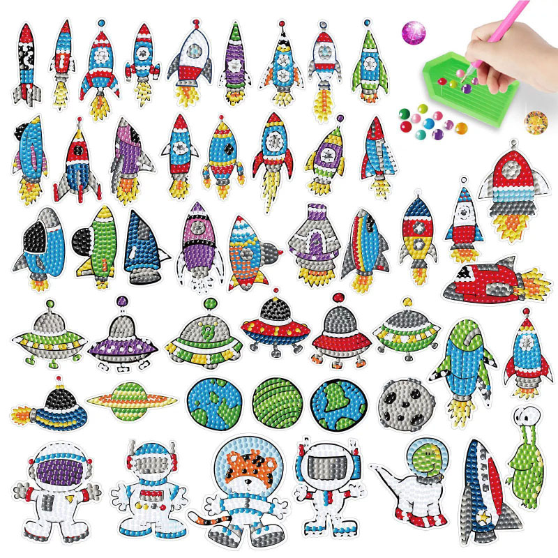 Space Diamond Art Kit dla dzie – Art And Craft Rocket recenzja i cena