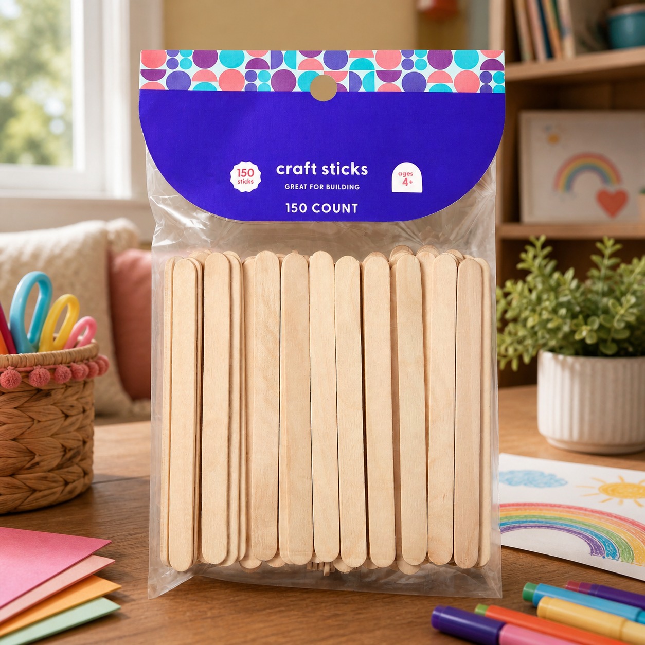 150 sztuk naturalnych drewnian – Art Craft Stick recenzja i cena