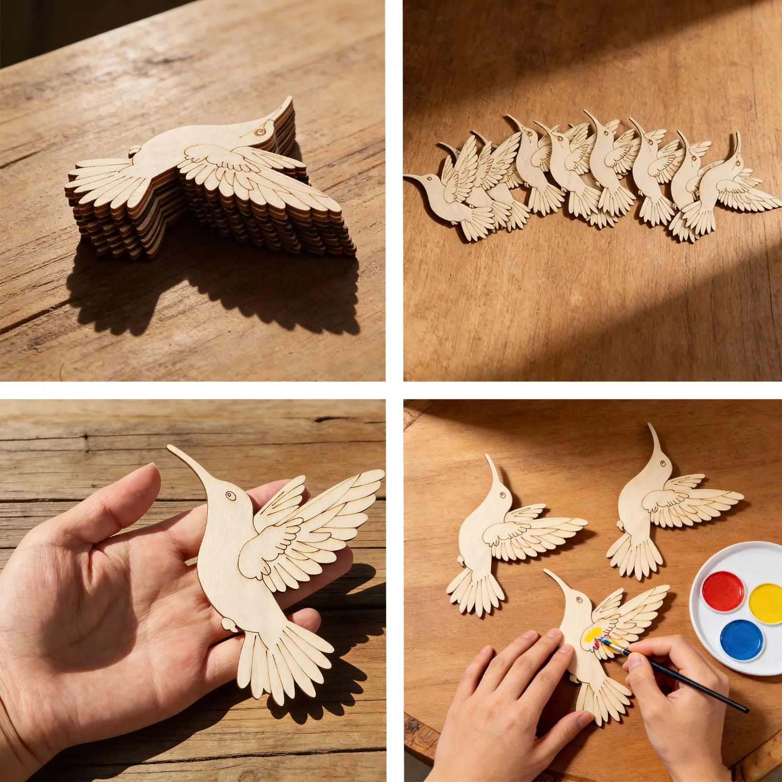 10 szt. Niedokończonych drewni – Art Crafting recenzja i cena