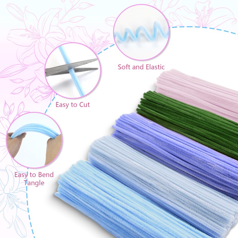 Druciki chenille, druciki z po – Art Craft For Kids recenzja i cena