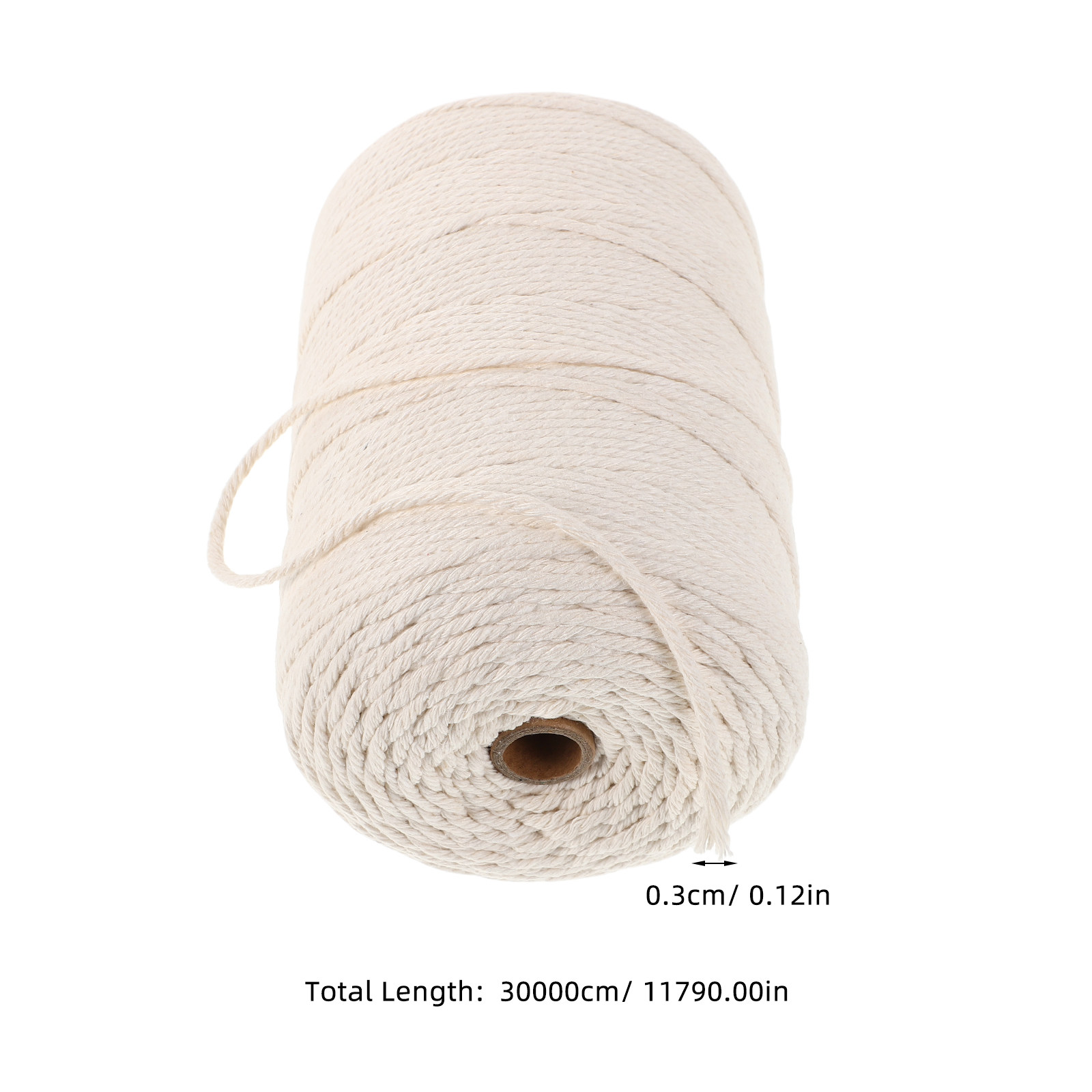 1 Rolka Grubej, Miękkiej Baweł – Macrame Cord Cotton recenzja i cena