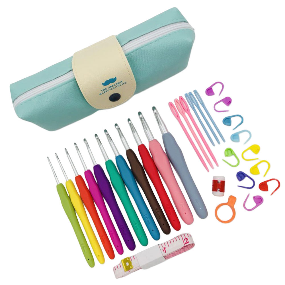 11-częściowy zestaw kolorowych – Crochet Hook Set recenzja i cena