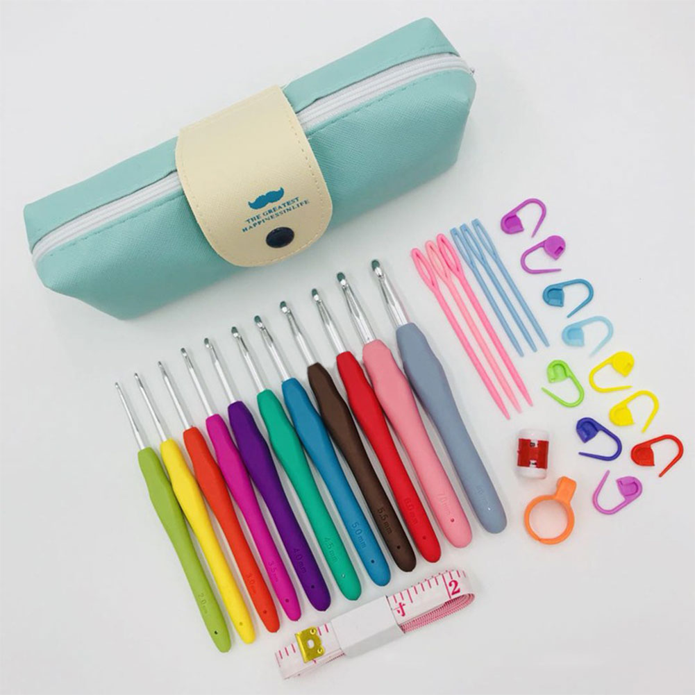 11-częściowy zestaw kolorowych – Crochet Hook Set recenzja i cena