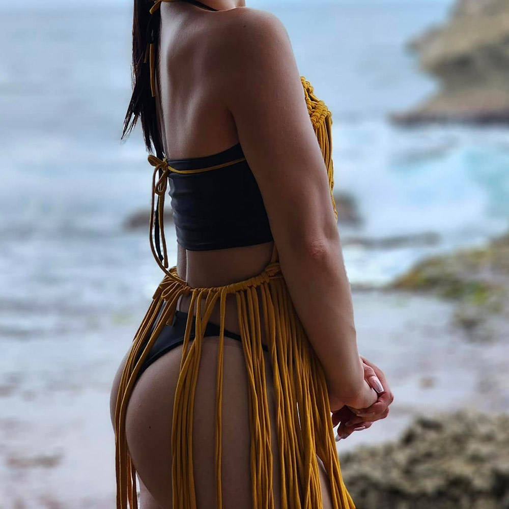 Sukienka plażowa w stylu boho  – Macrame Cord Cotton recenzja i cena